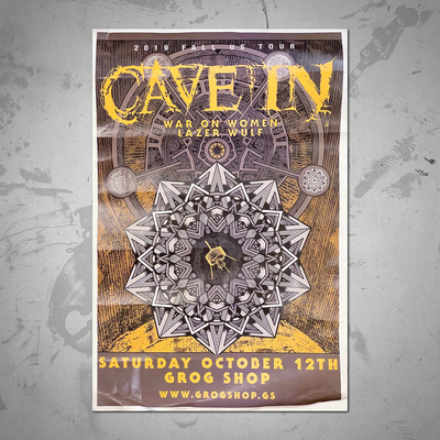 Poster: cave in @ grog shop