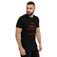 Shit Happens Tri-Blend Short sleeve t-shirt - Thumbnail 2