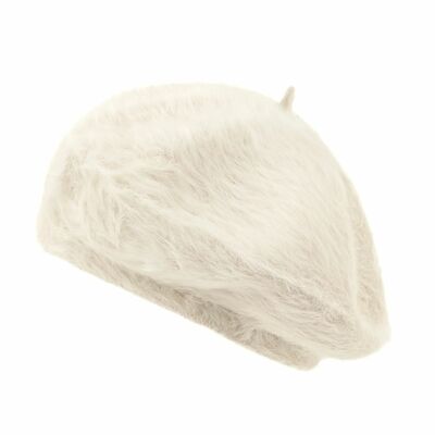 Soft & fuzzy lady faux fur beanie hat | ships from japan | cute french beret style | winter fashion - Thumbnail 2