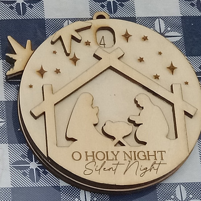 #7 advent ornament - o holy night