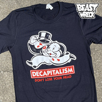 DECAPITALISM (Black) T-shirt - Thumbnail 1
