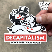 DECAPITALISM Vinyl Sticker - Thumbnail 1