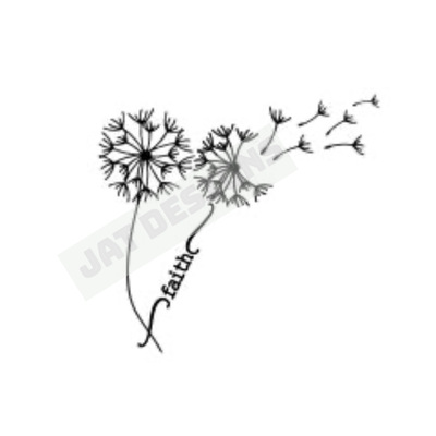 Dandelion faith svg 