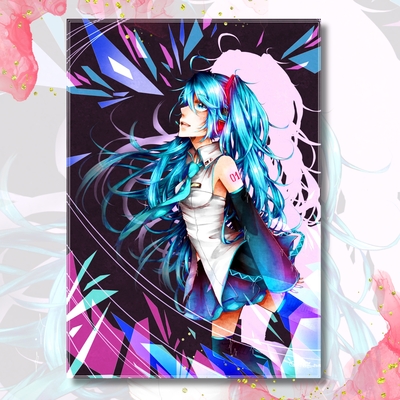 Hatsune miku a5 print