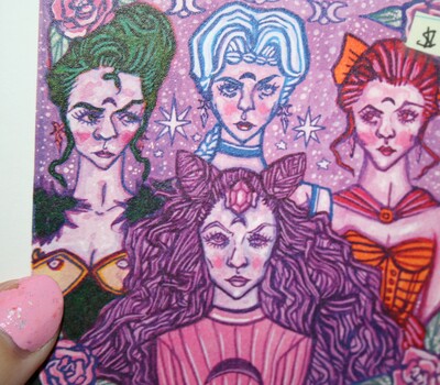 black moon clan print