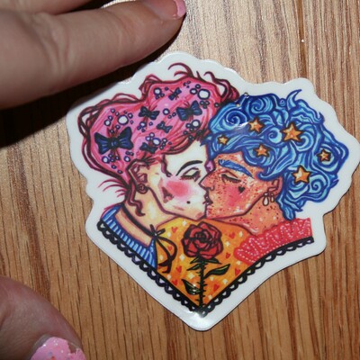 The lovers sticker