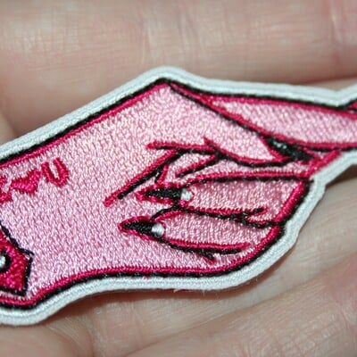 Liar iron on patch