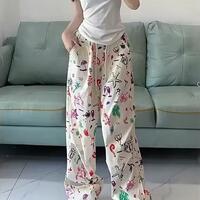 Graffiti Full Print High Waist Casual Joggers Pants - Thumbnail 1