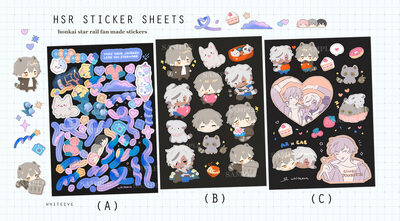 HSR Sticker Sheets