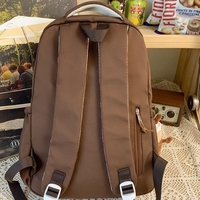 Cute Capybara School Backpack With Plush Pendant - Thumbnail 3