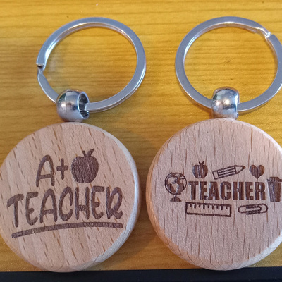 #73 a+ teacher keyring