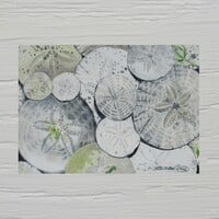 "Sand Dollars" Nature Inspired Artwork By N.E.Thompson, Art Print - Thumbnail 1