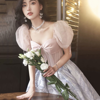 Cute A-Line Floor Length Prom Dress - Thumbnail 2