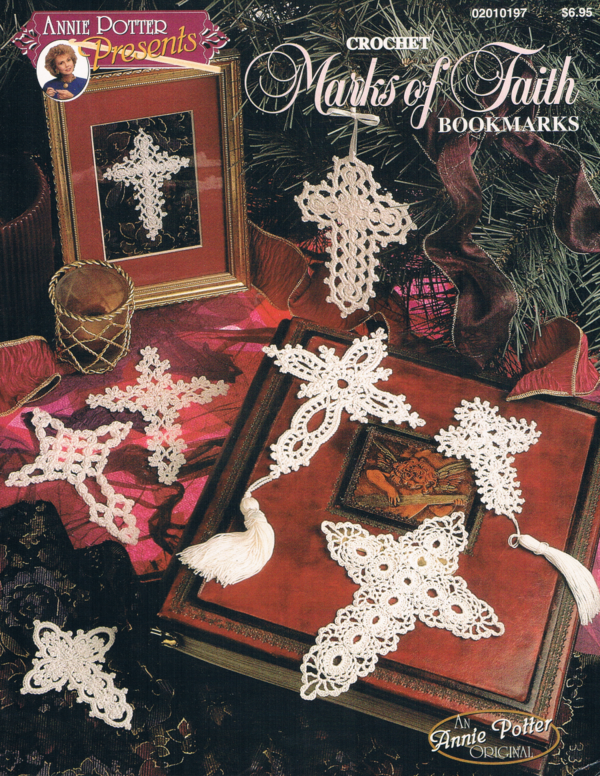 Lace Cross Bookmarks, Marks of Faith Crocheted Bookmarks PDF