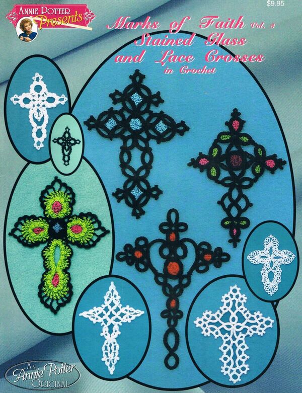 Lace Cross Bookmark Pattern, Marks of Faith Stained Glass & Lace Crosses PDF