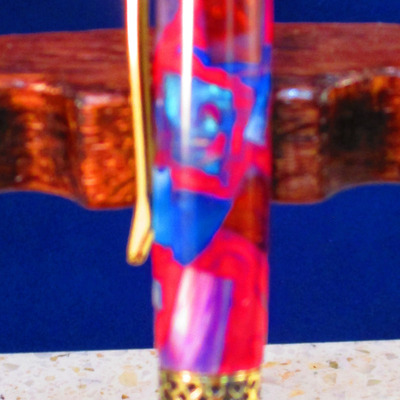 #143 red multi color