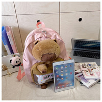 Cute Capybara Doll Backpack - Thumbnail 5
