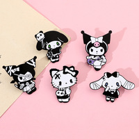 5Pcs Cute Brooch Set Creative Sanrio Pin brooches - Thumbnail 4