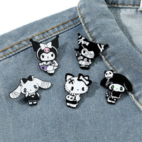 5Pcs Cute Brooch Set Creative Sanrio Pin brooches - Thumbnail 1