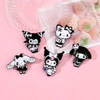5Pcs Cute Brooch Set Creative Sanrio Pin brooches - Thumbnail 3