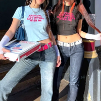 CAUTION!YOU MIGHT FALL IN LOVE WITH ME BABY TEE - Thumbnail 1