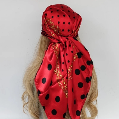 Red luxury style scarf
