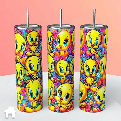 Looney tunes tweety bird tumbler