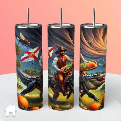 Ai generated florida man tumbler