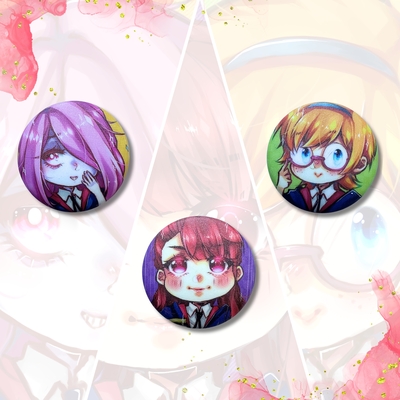 Little witch academia pin set