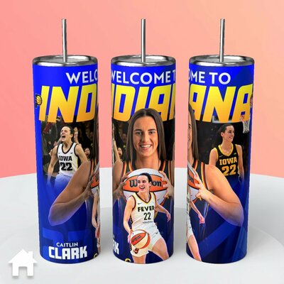 Caitlyn clark indiana basketball tumbler