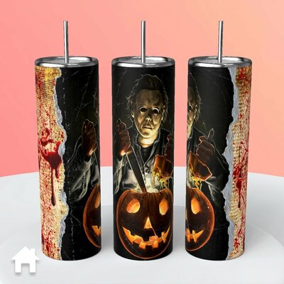 Halloween michael myers tumbler