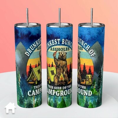 Drunkest bunch of aholes this side of the campground tumbler