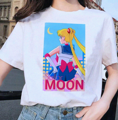 *Free Shipping*SAILOR MOON ANIME TEE