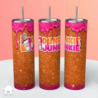 Dunkin "dunkie junkie" tumbler
