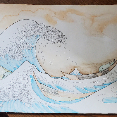 The great spud wave off kanagawa