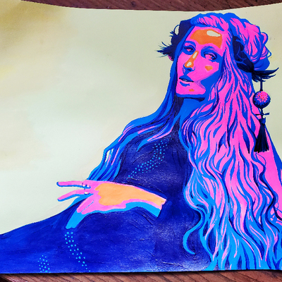 Florence + the machine painting