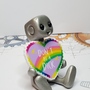 Don't Be A D*ck Robot Figurine Resin Art Toy Happy Mental Health and Boundaries Kawaii Desk Buddy-3