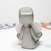 Don't Be A D*ck Robot Figurine Resin Art Toy Happy Mental Health and Boundaries Kawaii Desk Buddy - Thumbnail 4