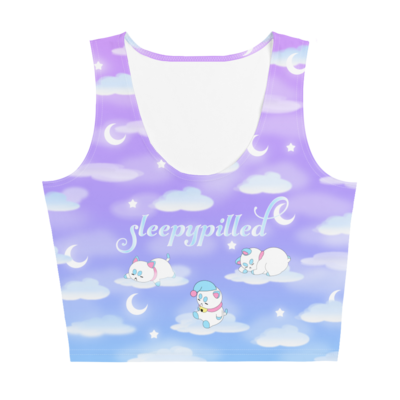Sleepypilled crop top