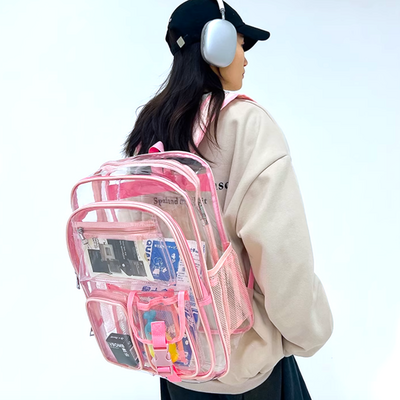 *free shipping*harajuku clear backpack