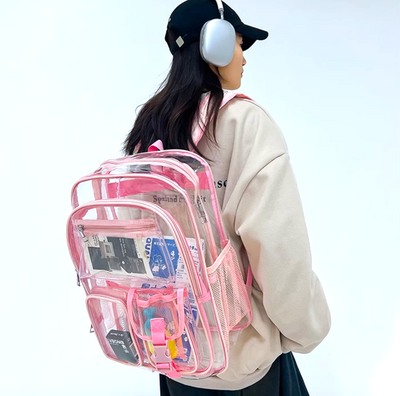 *Free Shipping*HARAJUKU CLEAR BACKPACK