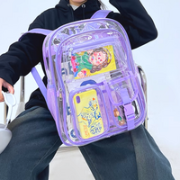 *Free Shipping*HARAJUKU CLEAR BACKPACK - Thumbnail 4