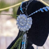 Silver Seafoam Headdress - Thumbnail 1