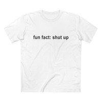 Free Shipping-FUN FACT TEE - Thumbnail 1