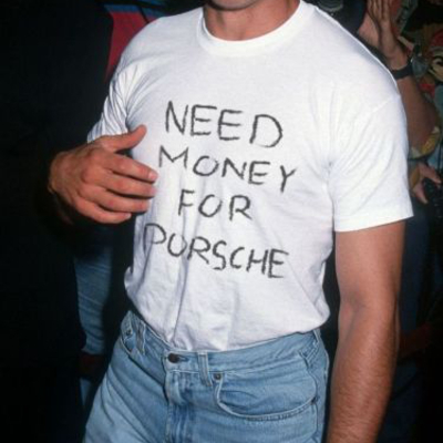 Free shipping-need money for "p o r s c h e" tee - Thumbnail 1
