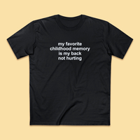 Free Shipping-MY FAVOURITE CHILDHOOD MEMORY TEE - Thumbnail 1