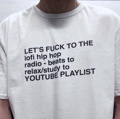 Free Shipping-LETS FUC* TO THE LOFI HIP HOP TEE