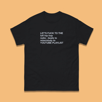 Free Shipping-LETS FUC* TO THE LOFI HIP HOP TEE - Thumbnail 2