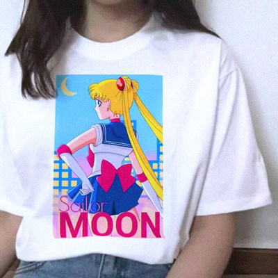 Harajuku sailor moon print tee - Thumbnail 4