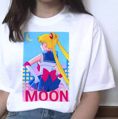 Harajuku Sailor Moon Print Tee